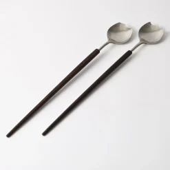 Dänische Mid-Century Salatbesteck von Asni, 1960er, 2er Set