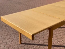 Dänischer Eichenholz Esstisch aus Heller Eiche von Erik Wørts für IKEA, 1960er