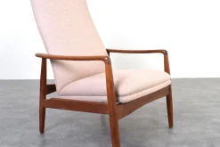 Dänischer Mid-Century Sessel mit Gestell aus Teak von Søren Ladefoged für Sl Møbler, 1960er