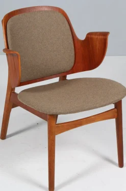 Dänischer Modell 107 Sessel mit Gestell aus Eiche von Hans Olsen für Bramin, 1960er