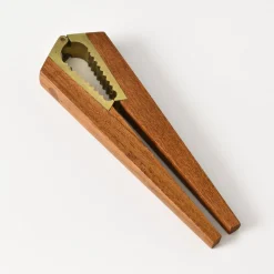 Dänischer Nussknacker aus Teak & Messing von Digsmed, 1960er