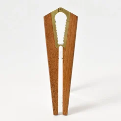 Dänischer Nussknacker aus Teak & Messing von Digsmed, 1960er