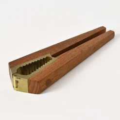 Dänischer Nussknacker aus Teak & Messing von Digsmed, 1960er