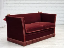Dänisches 2-Sitzer Sofa aus Möbel Velours, 1970er