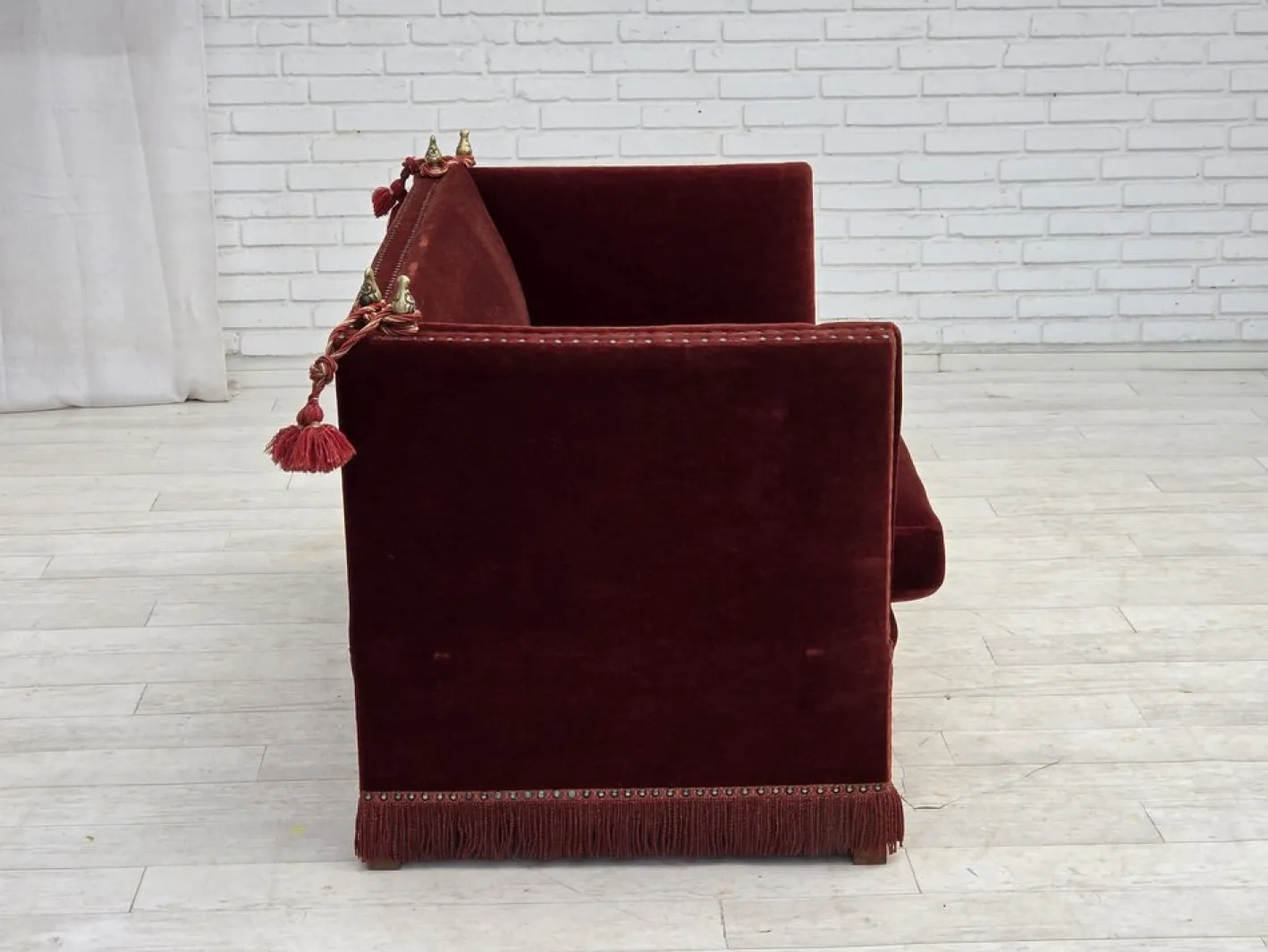Dänisches 2-Sitzer Sofa aus Möbel Velours, 1970er