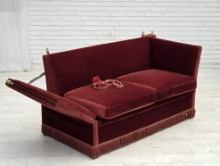 Dänisches 2-Sitzer Sofa aus Möbel Velours, 1970er