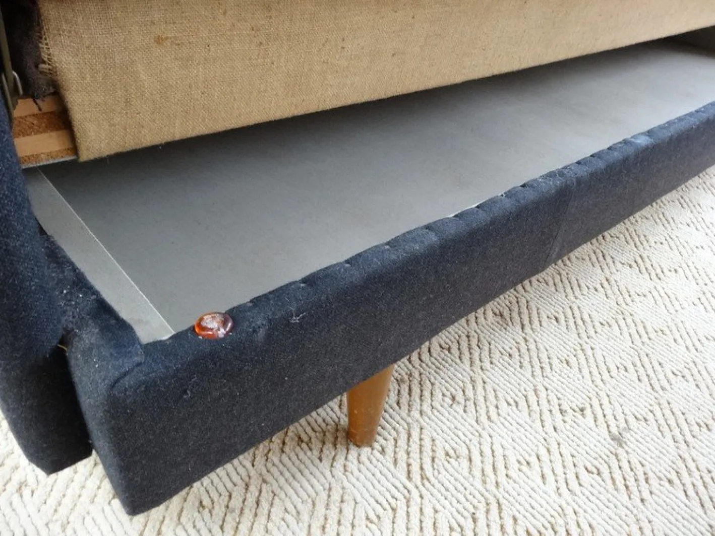 Dänisches 3-Sitzer Sofa oder Tagesbett, 1950er