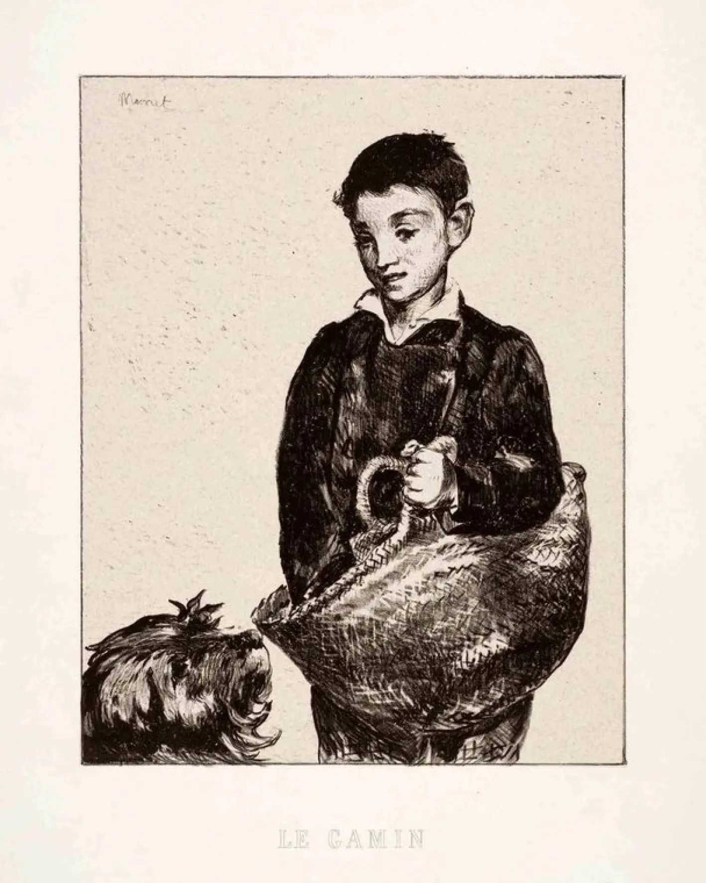 Édouard Manet, The Boy, 1862, Radierung
