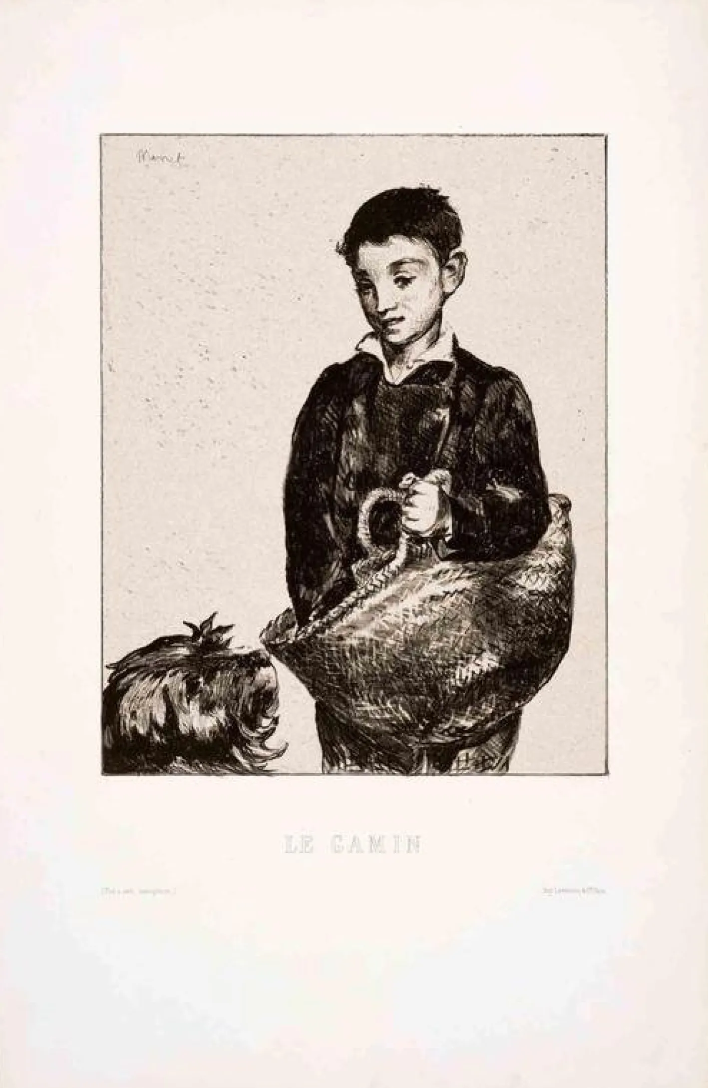 Édouard Manet, The Boy, 1862, Radierung
