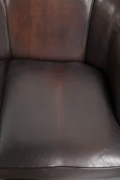 Drei-Sitzer Sofa aus Schafsleder