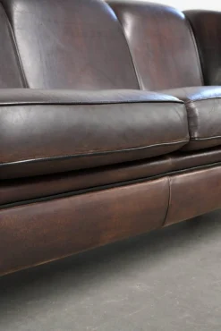 Drei-Sitzer Sofa aus Schafsleder