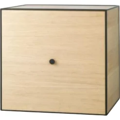 49 Eichenrahmen Box mit Tür / Regal by Lassen
