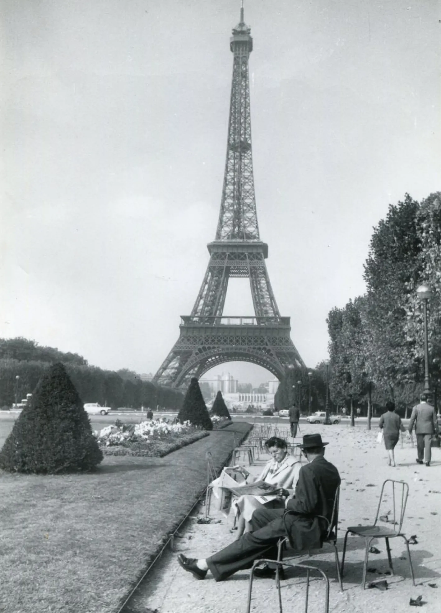 Eiffelturm, Paris, 1955