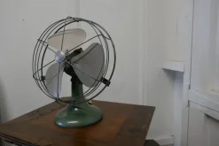 Elektrischer Vintage Messing Ventilator von Frost & Co, 1940