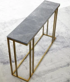 Elio Konsolentisch aus Messing & Marmor von Casa Botelho