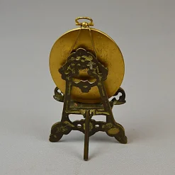 Emanuel Bachrach-Barée, Klosterschule Portrait Miniatur, 19. Jh., Bronze