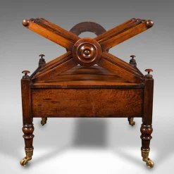 Englischer Regency Canterbury Zeitungsständer, 1820er