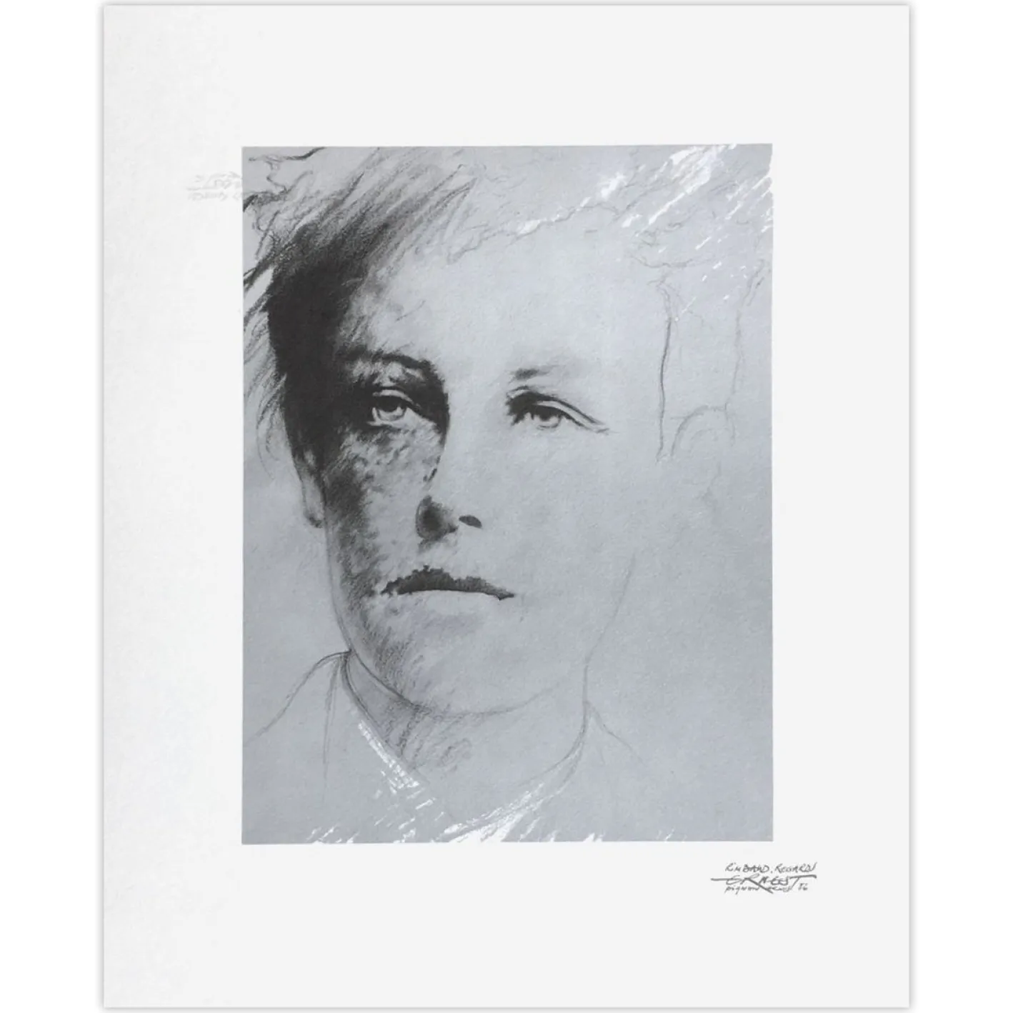 Ernest Pignon-Ernest, Rimbaud Variations XIII, 1986, Lithographie