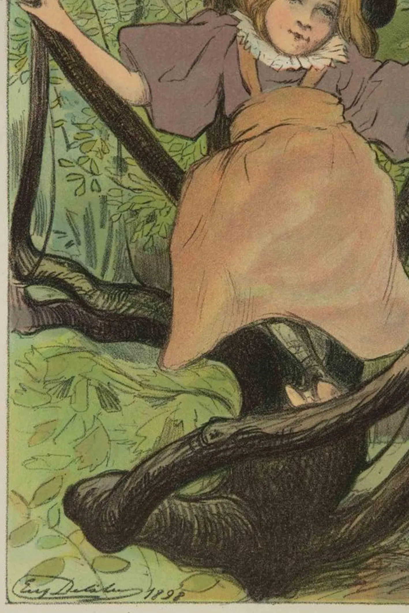 Eugène Delâtre, Kacia, Lithographie, 1898