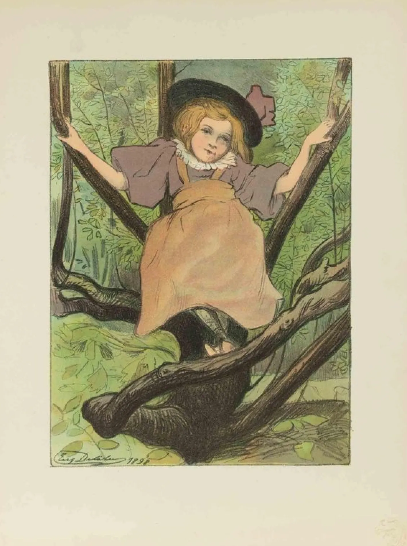 Eugène Delâtre, Kacia, Lithographie, 1898