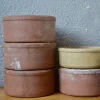 Farm Töpfe aus Steingut, 1940er, 5er Set