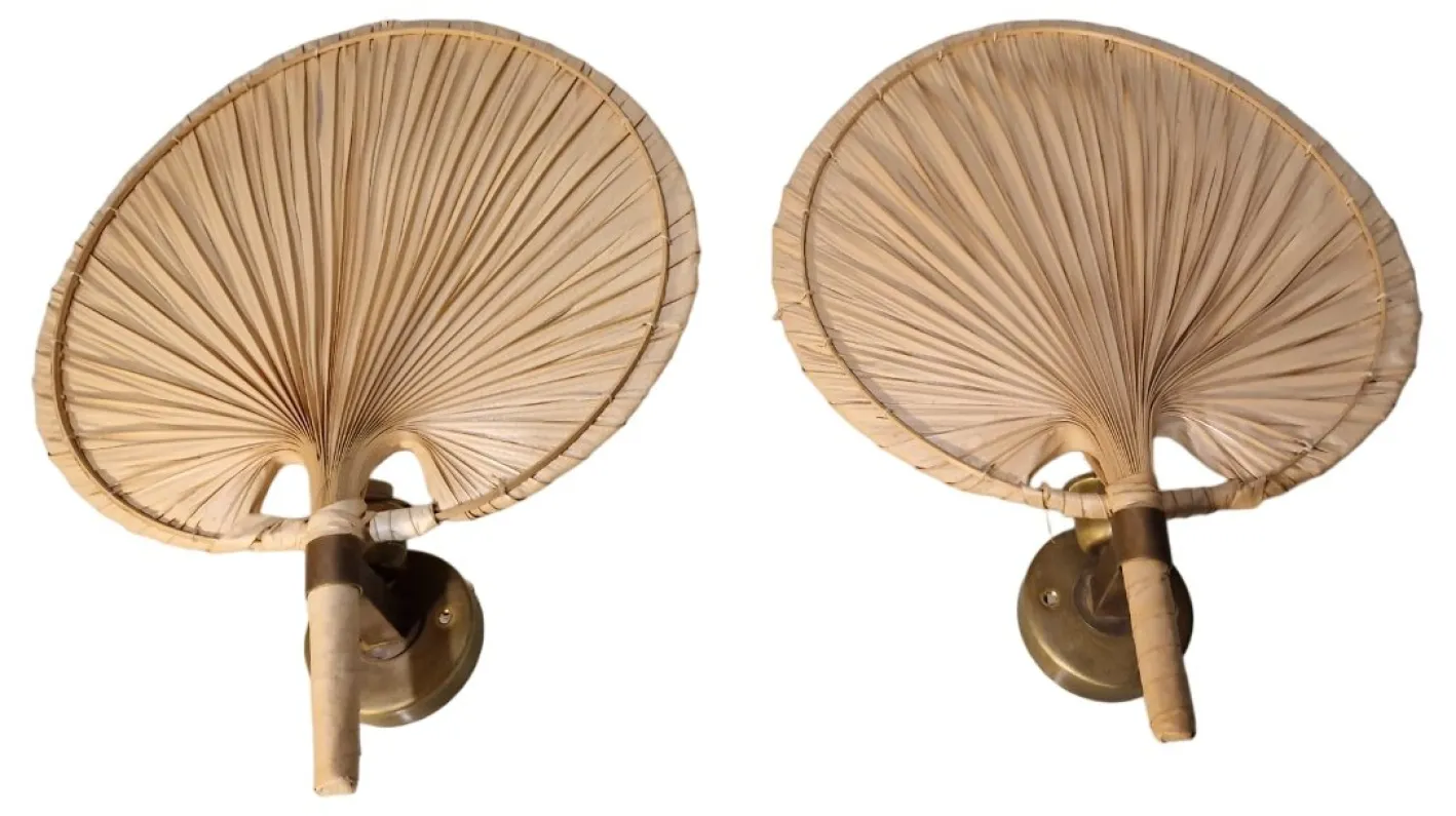 Fächer im Stil von Ingo Maurer, 1970er, 2er Set