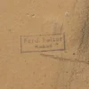 Ferdinand Balzer, Profil, 1890er, Kohle auf Papier