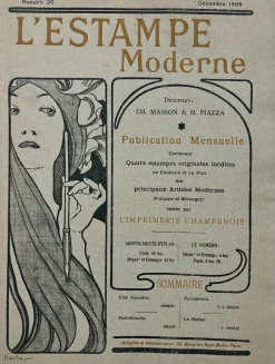Fernand Cormon, Cité Lacustre, 1898, Original Lithographie