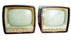 Fernseher von TESLA, Tschechoslowakei, 1960er, 2er Set