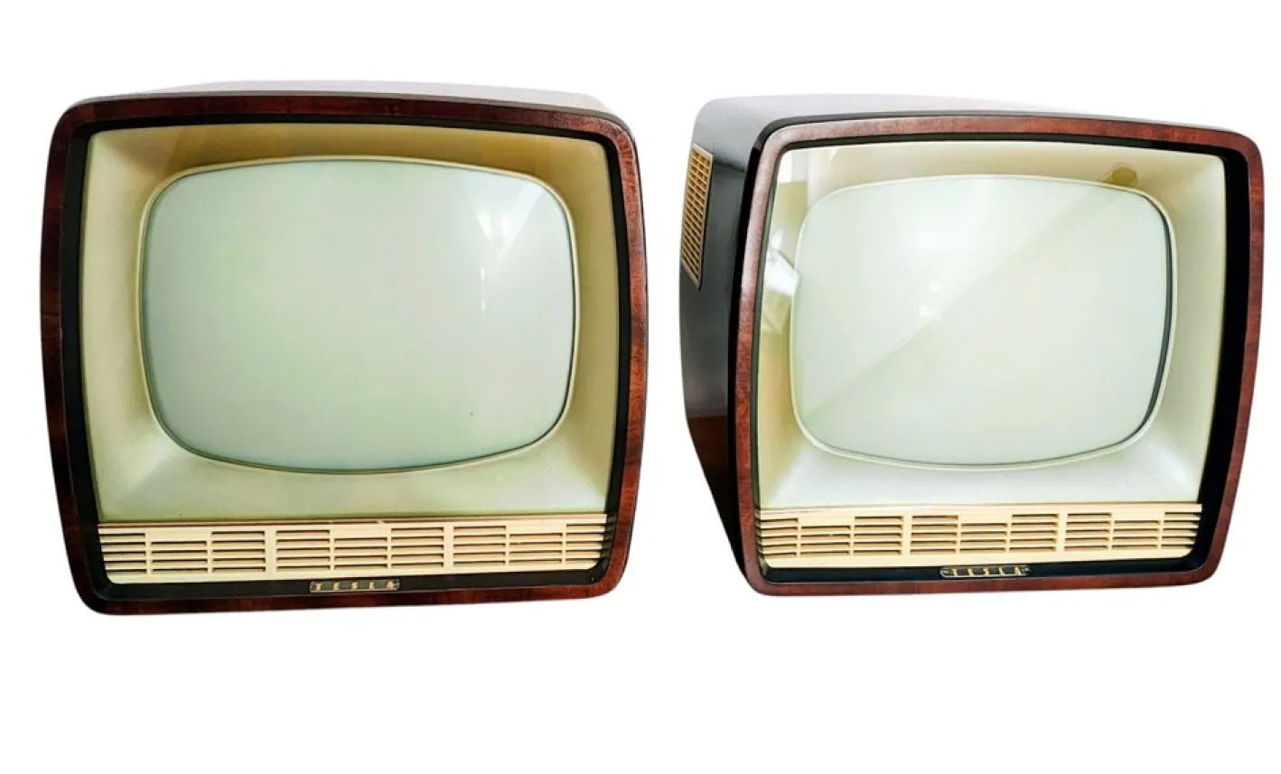 Fernseher von TESLA, Tschechoslowakei, 1960er, 2er Set
