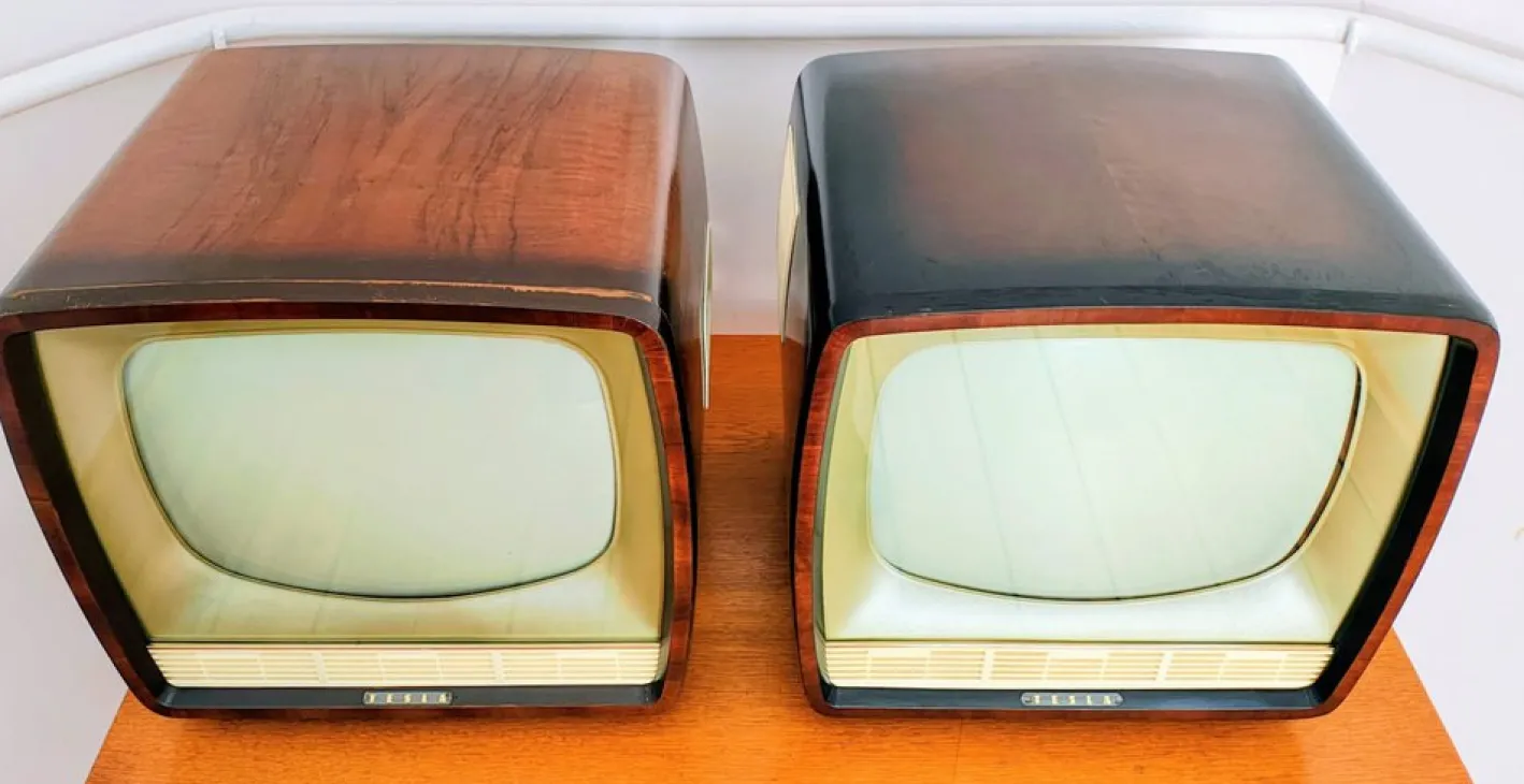 Fernseher von TESLA, Tschechoslowakei, 1960er, 2er Set