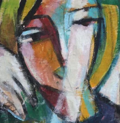 Florentiner Schule Künstler, Hidden Portraits XXX, 1980er-1990er, Eingerahmt