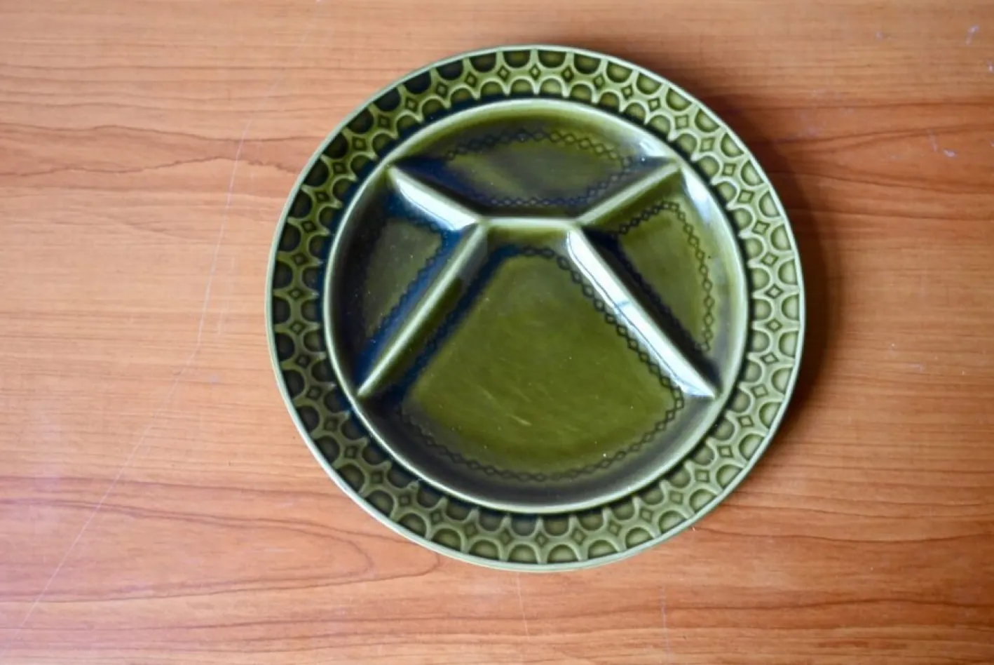 Fondue Teller von Sarreguemines, 1960er, 6 . Set