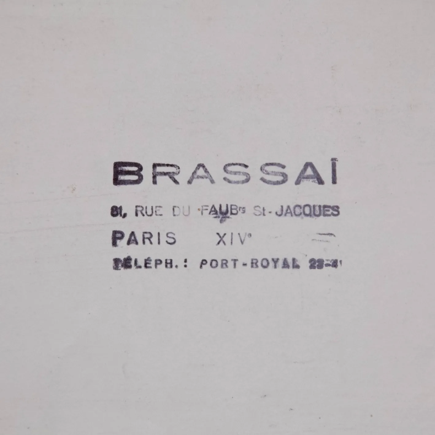 Fotografie von Brassai, 1936