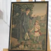 Four Seasons, 1800s, Chromolithograph, Gerahmt, 4er Set