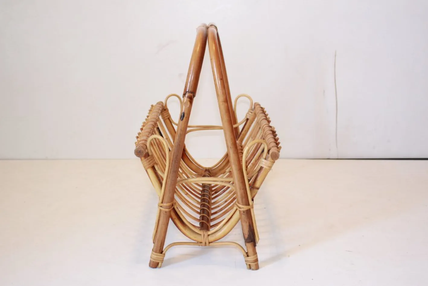 Franco Albini zugeschriebene Bambushalter, 1960er