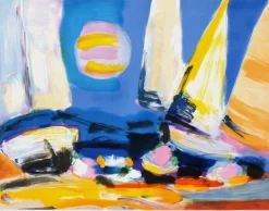 François d'Arguin, Regattas and Sun, 1992, Lithographie