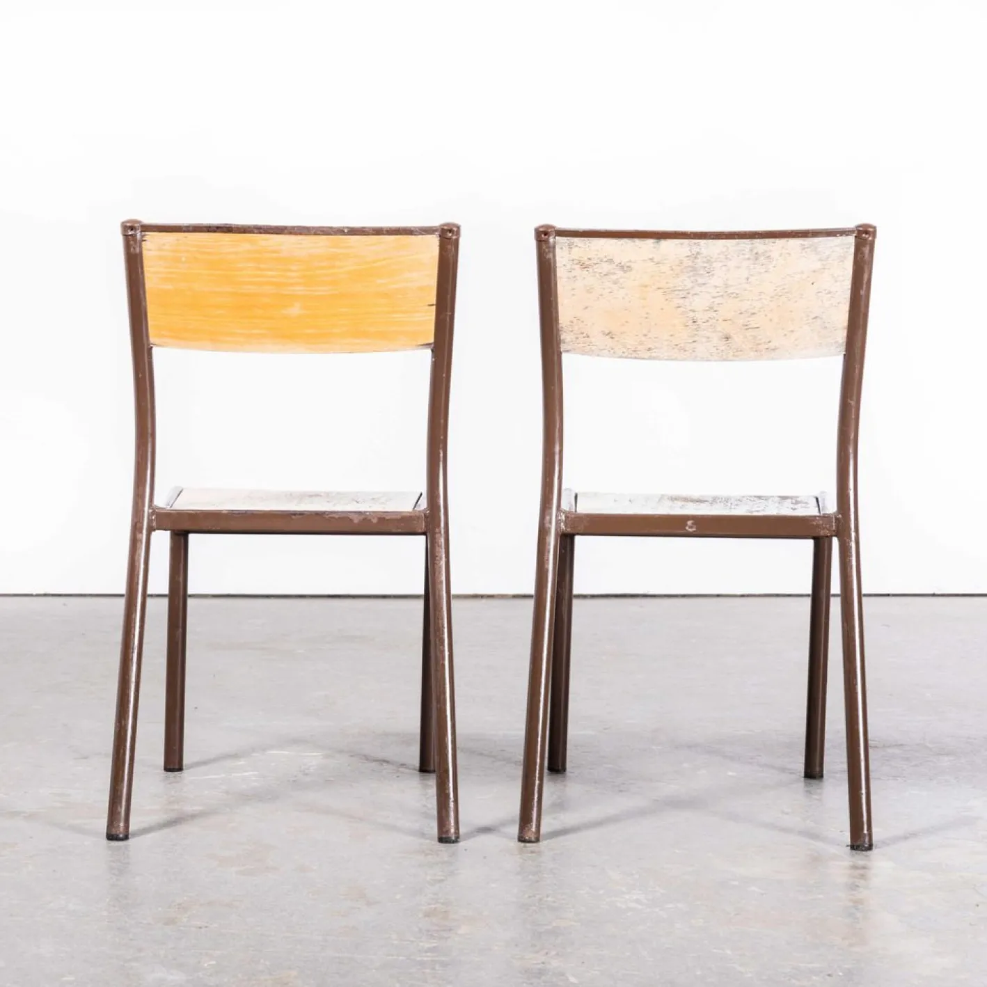 Französische Mullca Kinderstühle, 1950er, 2er Set