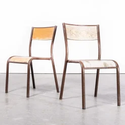 Französische Mullca Kinderstühle, 1950er, 2er Set