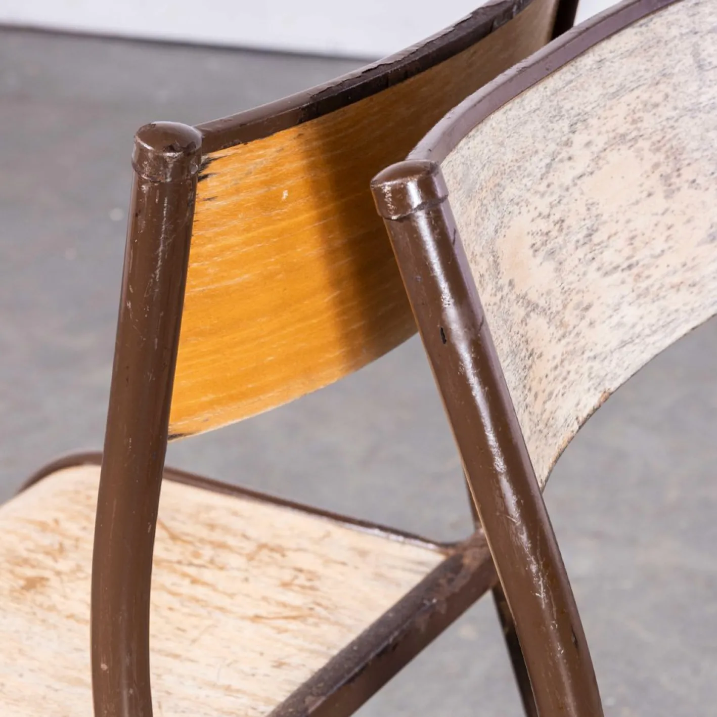 Französische Mullca Kinderstühle, 1950er, 2er Set