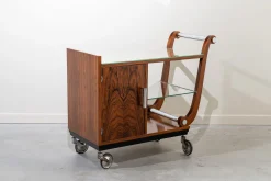 Französischer Art Deco Barwagen, 1920er