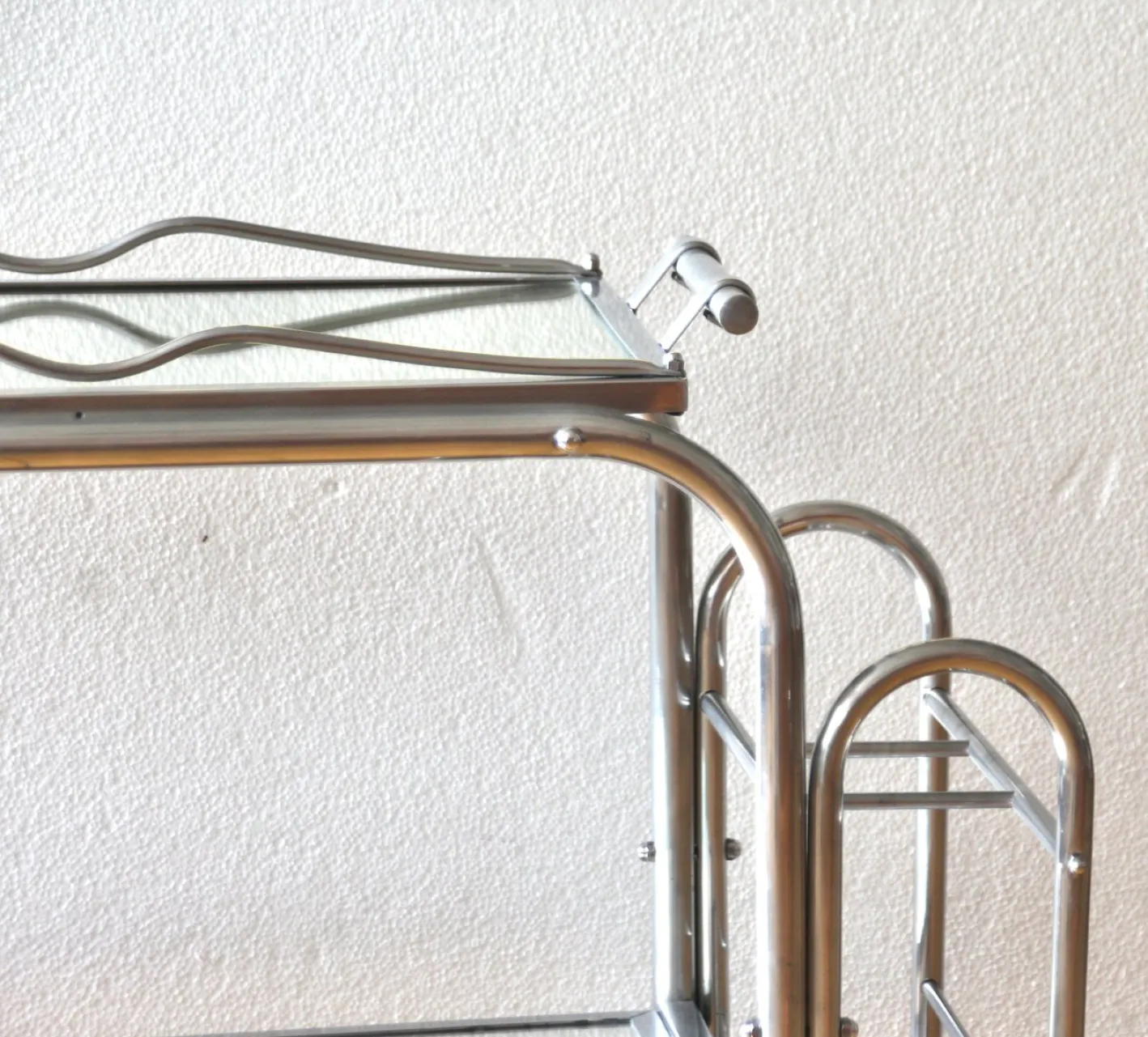 Französischer Art Deco Servierwagen, 1940er