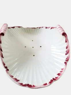 Französischer viktorianischer Spargelteller aus Eisenstein von Sarreguemines, 10 . Set