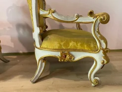 Französisches Sofa, Sessel und Tisch, Ende 19. Jh., 4er Set