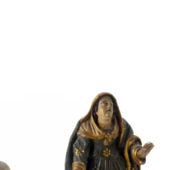 Frauenstatuen & Sockel, 19. Jh., 3er Set