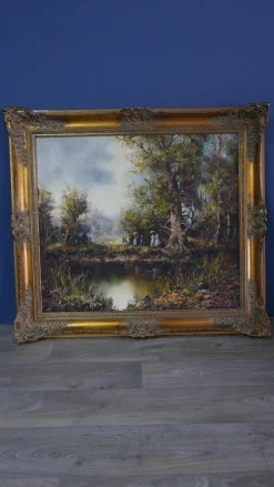 Friedrich Karl Thauer, Landschaft, 20. Jh., Öl auf Leinwand