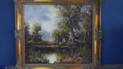 Friedrich Karl Thauer, Landschaft, 20. Jh., Öl auf Leinwand