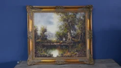 Friedrich Karl Thauer, Landschaft, 20. Jh., Öl auf Leinwand