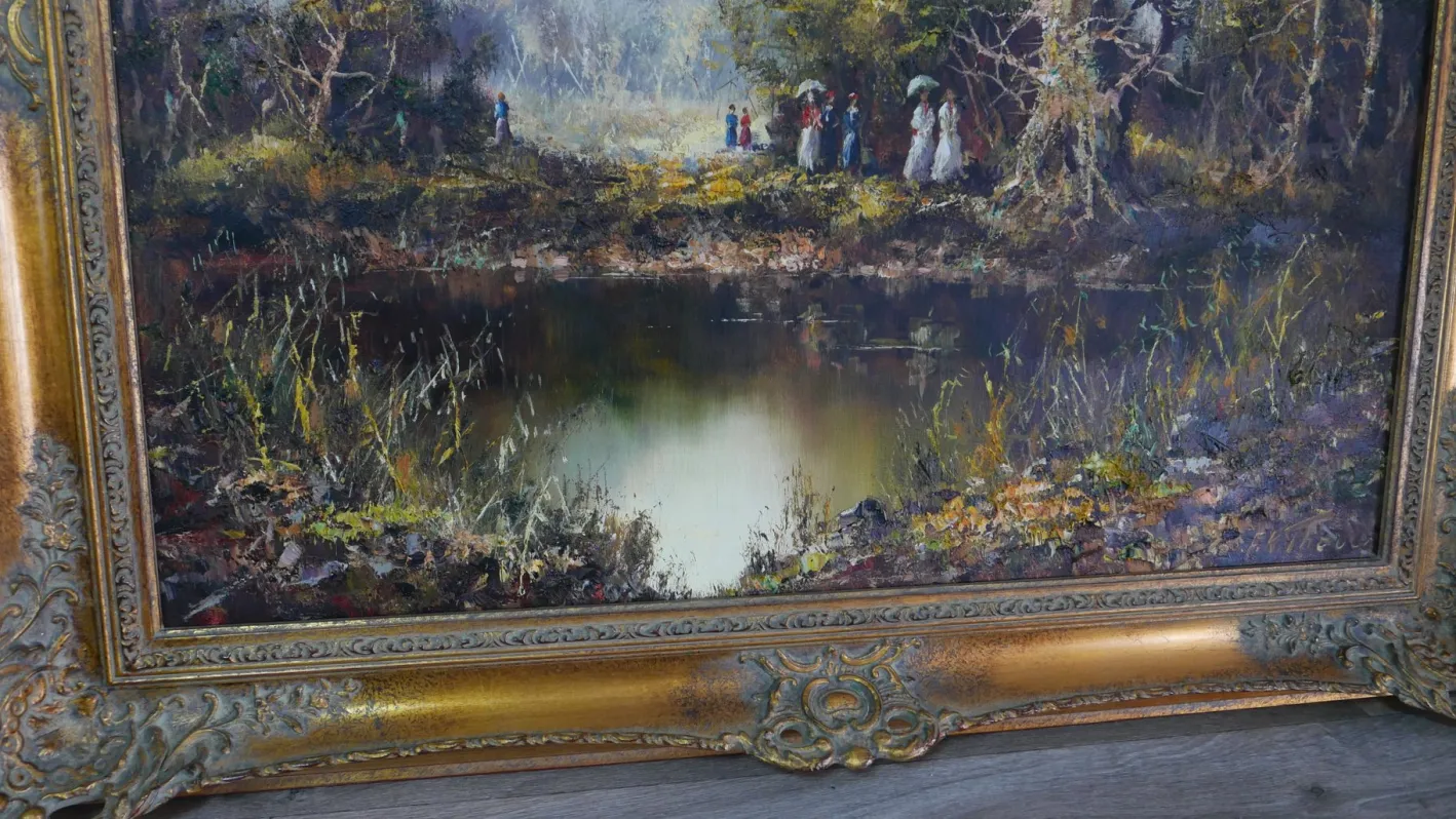 Friedrich Karl Thauer, Landschaft, 20. Jh., Öl auf Leinwand