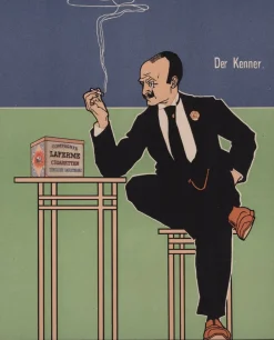 Fritz Rehm, Der Kenner, 1898, Lithographie